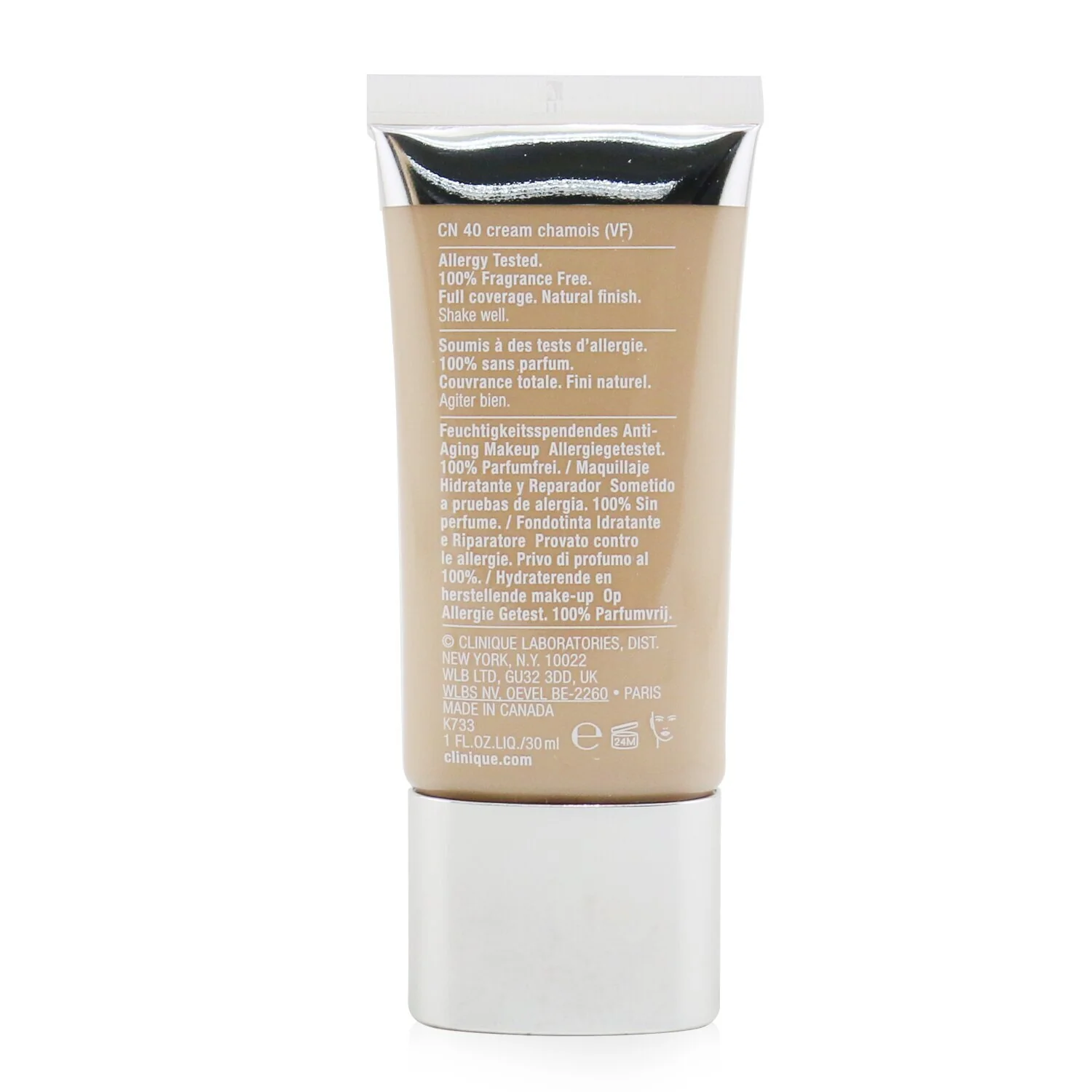 Clinique Even Better Refresh Hydrating And Repairing Makeup - # WN 01 Flax  30ml/1oz