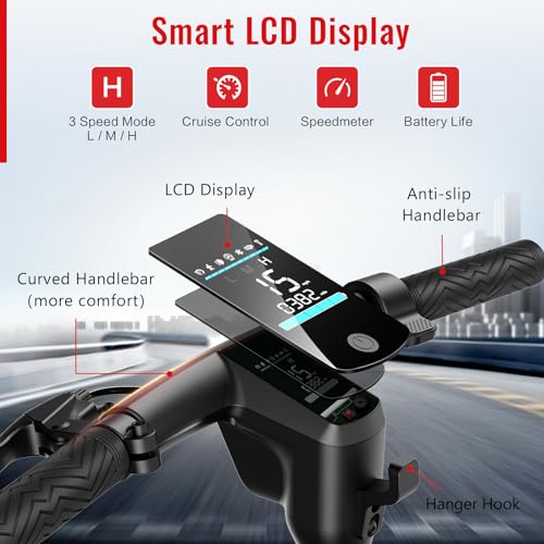 Electric Scooter Adults,8.5"/10"/12" Tires,Peak 500W Motor,Top Speed 19/20/25Mph,19/20/25 Miles Long Range