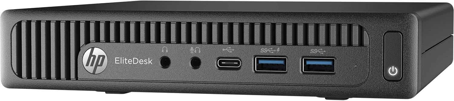 HP EliteDesk 800 G2 Mini Desktop PC – Intel Core i5-6500T 2.5GHz W/8GB DDR4, 256GB SSD, – Windows 10 Professional (Renewed)