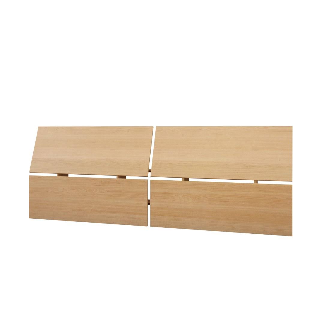 Kabane 4 Piece Queen Size Bedroom Set in Natural Maple - Nexera 400800