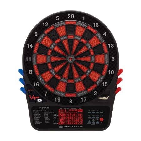 800 Electronic Dartboard and Metropolitan Cinnamon Cabinet Bundle by Viper