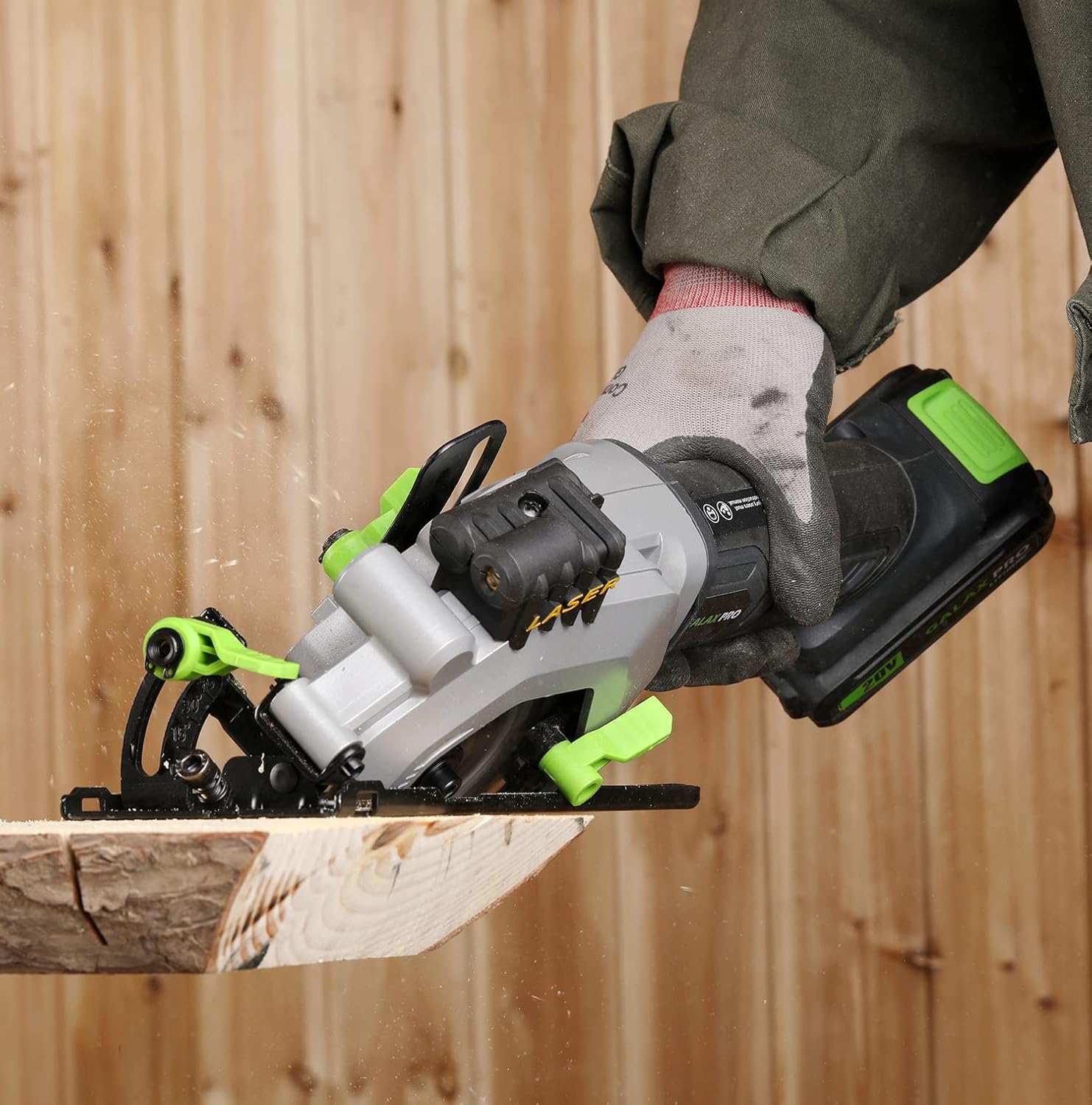 GALAX PRO Reciprocating Saw and Circular Saw Combo Kit with 1pcs 4.0Ah Lithium Battery and One Charger, 7 Saw Blades and Tool Bag