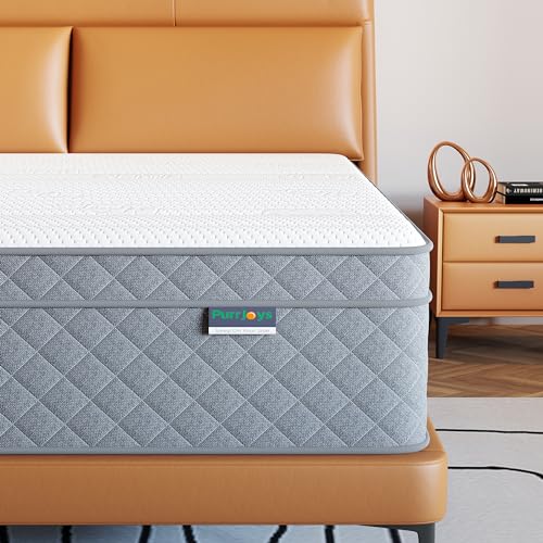 Full Mattress, 12 Inch Full Size Mattress with Cooling-Gel Memory Foam &Pocket Spring Hybrid, CertiPUR-US Certified, Medium Firm