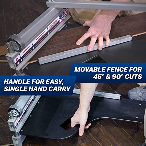 MARSHALLTOWN Ultra-Lite Flooring Cutter 13", Made in the USA, Cuts Vinyl Plank, Laminate, Engineered Hardwood, Siding, and More