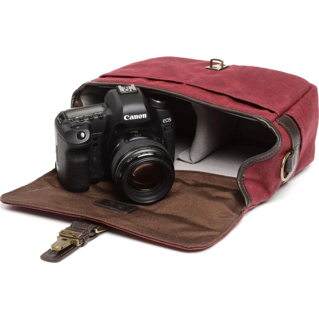 Ona Bags The Bowery Camera Bag (Canvas, Crimson)