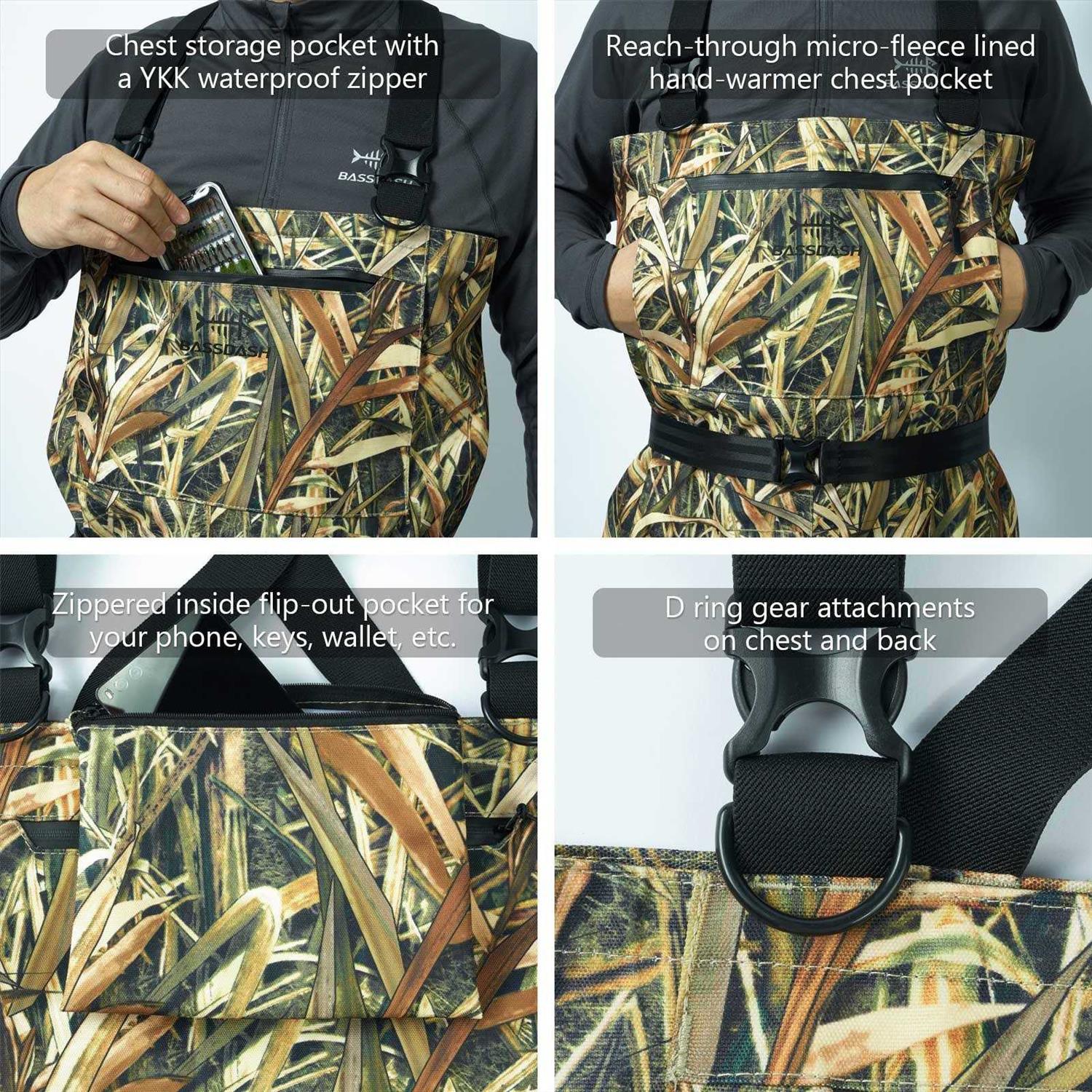 Breathable Waders with Boots Bassdash Fishing - Sports Supplies Online Store