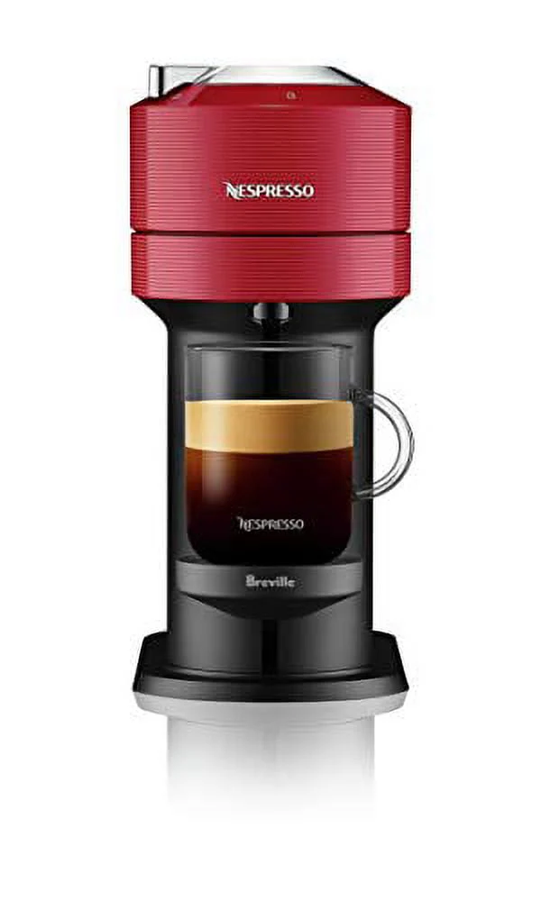 Breville Vertuo Next Coffee and Espresso Maker in Red plus Aeroccino3 Milk Frother in Black