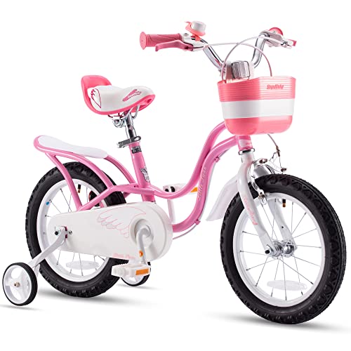 Royalbaby Princess Girls Kids Bike 12 14 16 18 20 Inch Children Bicycle with Basket for Age 3-12 Years