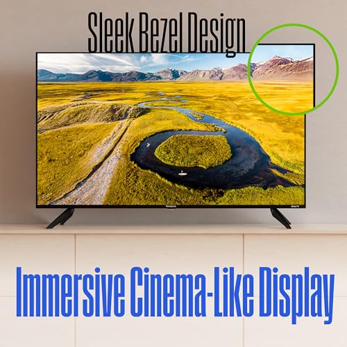 Westinghouse Roku TV - 43 Inch Smart TV, 4K UHD QLED Television w/HDR 10+, Dolby Vision, Wi-Fi & Mobile App Connectivity