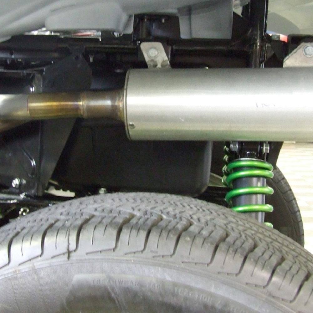 HMF Racing Brushed Performance 3/4 System Exhaust for Kawasaki Brute Force 750 15-20 End Cap- Turn-Down-Brushed