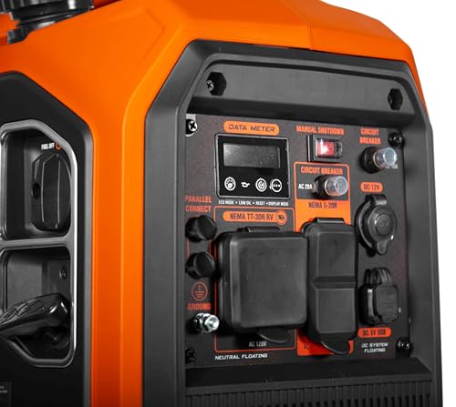 WEN 4500-Watt Inverter Generator, RV-Ready, Quiet, Portable, and Lightweight with Fuel Shut Off (56432i)