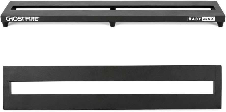 Ghost Fire Guitar Pedal Board Aluminum Alloy Effect Pedalboard with Carry Bag,V series (V-BABY MAX（Deluxe Edition）)
