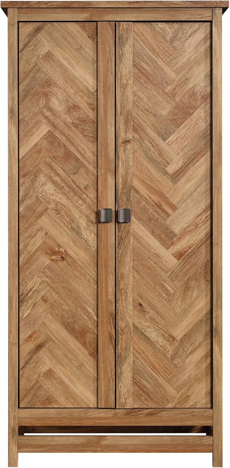 Sauder Cannery Bridge Storage Cabinet, Sindoori Mango finish