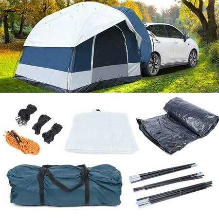 Miumaeov Universal SUV Camping Tent 4 Person Camping Tents Canopy Car Shelter Tent New US - Sports Supplies Online Store
