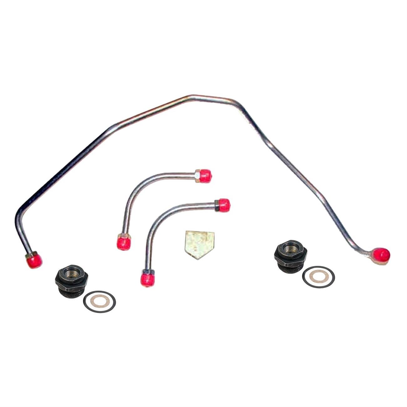 Holley Pump-to-Carb Steel Fuel Line Kit for Small Block Chevy