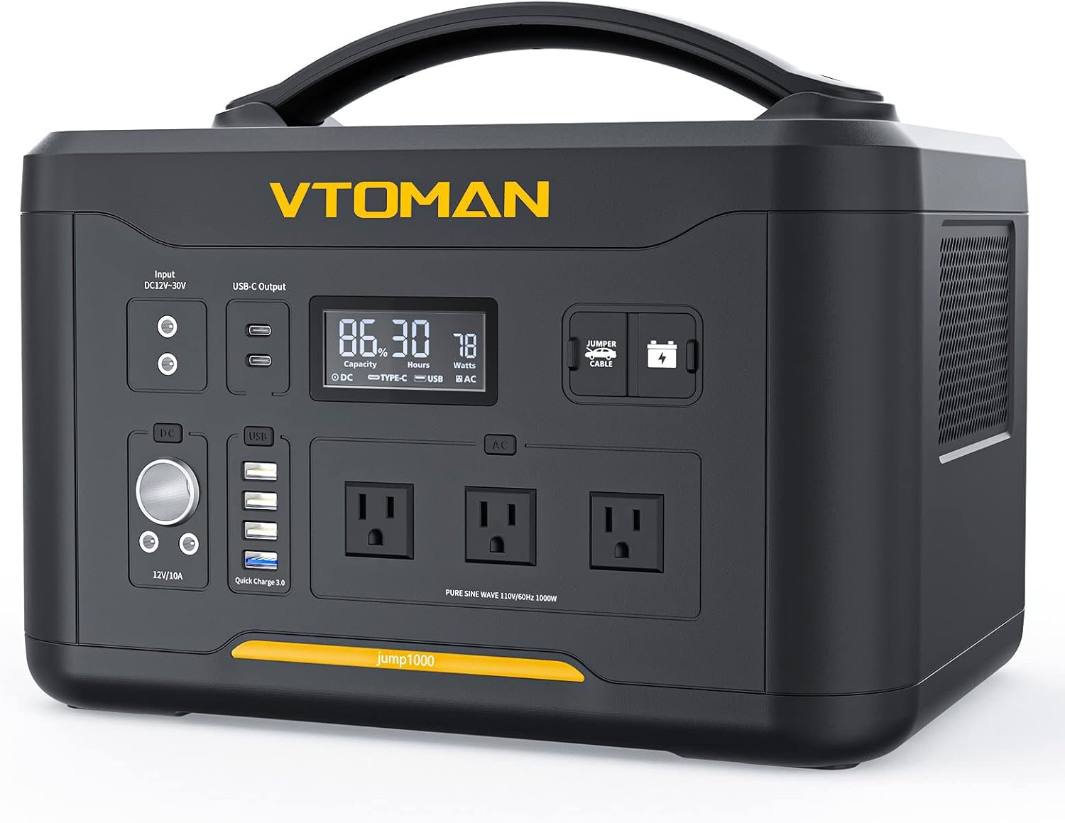 VTOMAN Jump 1000 Portable Power Station 1000W