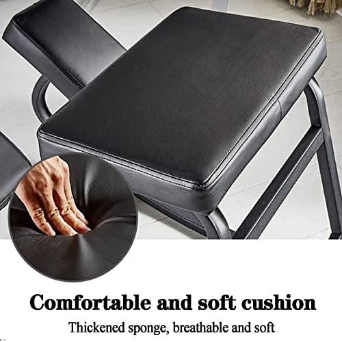 Kneeling Chair with Back Support, Ergonomic Rocking Kneeling Chair for Office and Home, Posture Corrective Seat for Adults Child and Elder