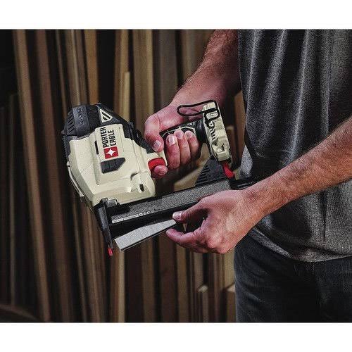Porter-Cable PCC791LAR 20V Max Lithium-Ion 18 Gauge Narrow Crown Stapler Kit