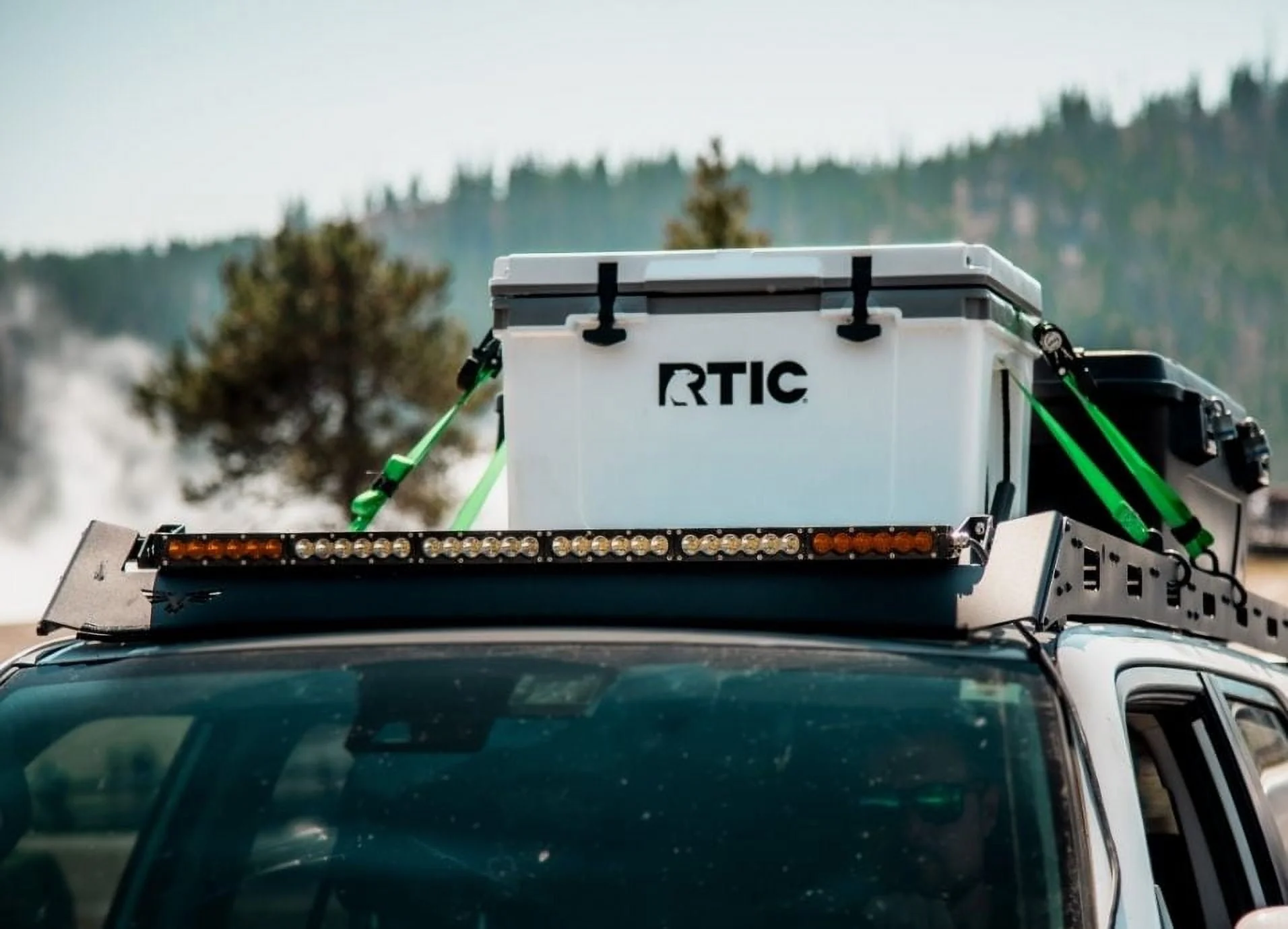 RTIC 52 QT Ultra-Light Hard-Sided Ice Chest Cooler, Dark Grey And Cool Grey, Fits 76 Cans