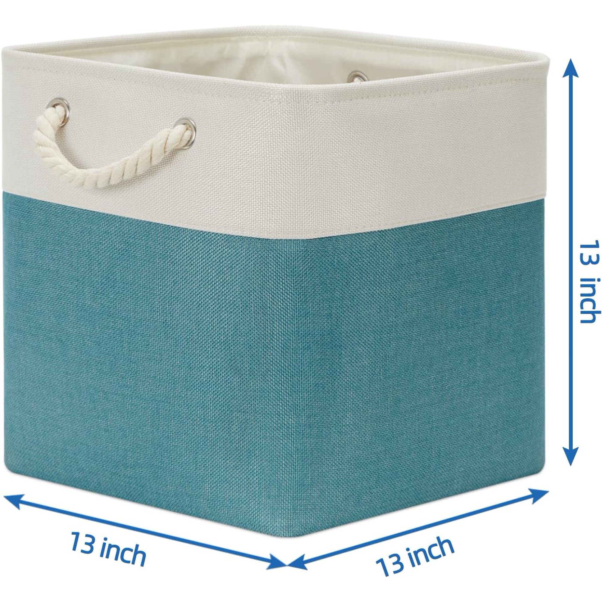 Fabric Storage Baskets Set Of 4 Storage Cube 13x13 Baskets for Shelf, Large Storage Basket for Gift Empty Baskets for Organizing