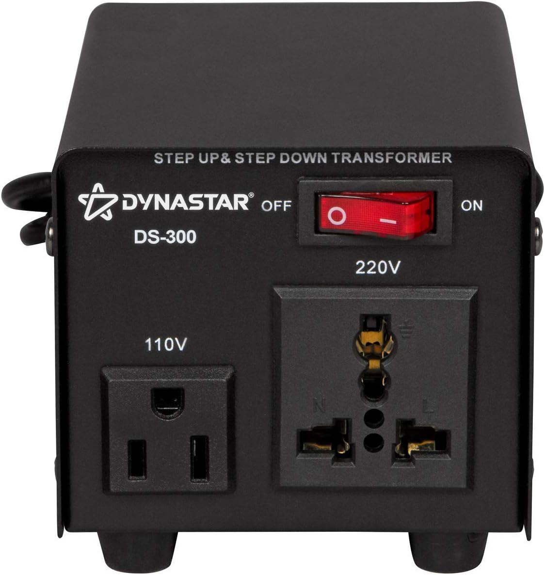 Dynastar Step Up & Step Down Voltage Converter and Transformer, 110-220 to 220-240 Volts; Heavy Duty, Extra Durable Lifetime Coil, 5-Year-Warranty