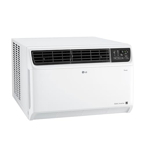 LG 12,000 BTU Dual Inverter Smart Window Air Conditioner, Cools 550 Sq. Ft., Ultra Quiet Operation, Up to 35% More Energy Savings, Energy Star