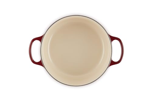 Le Creuset Enameled Cast Iron Signature Round Dutch Oven, 5.5 qt., Cerise