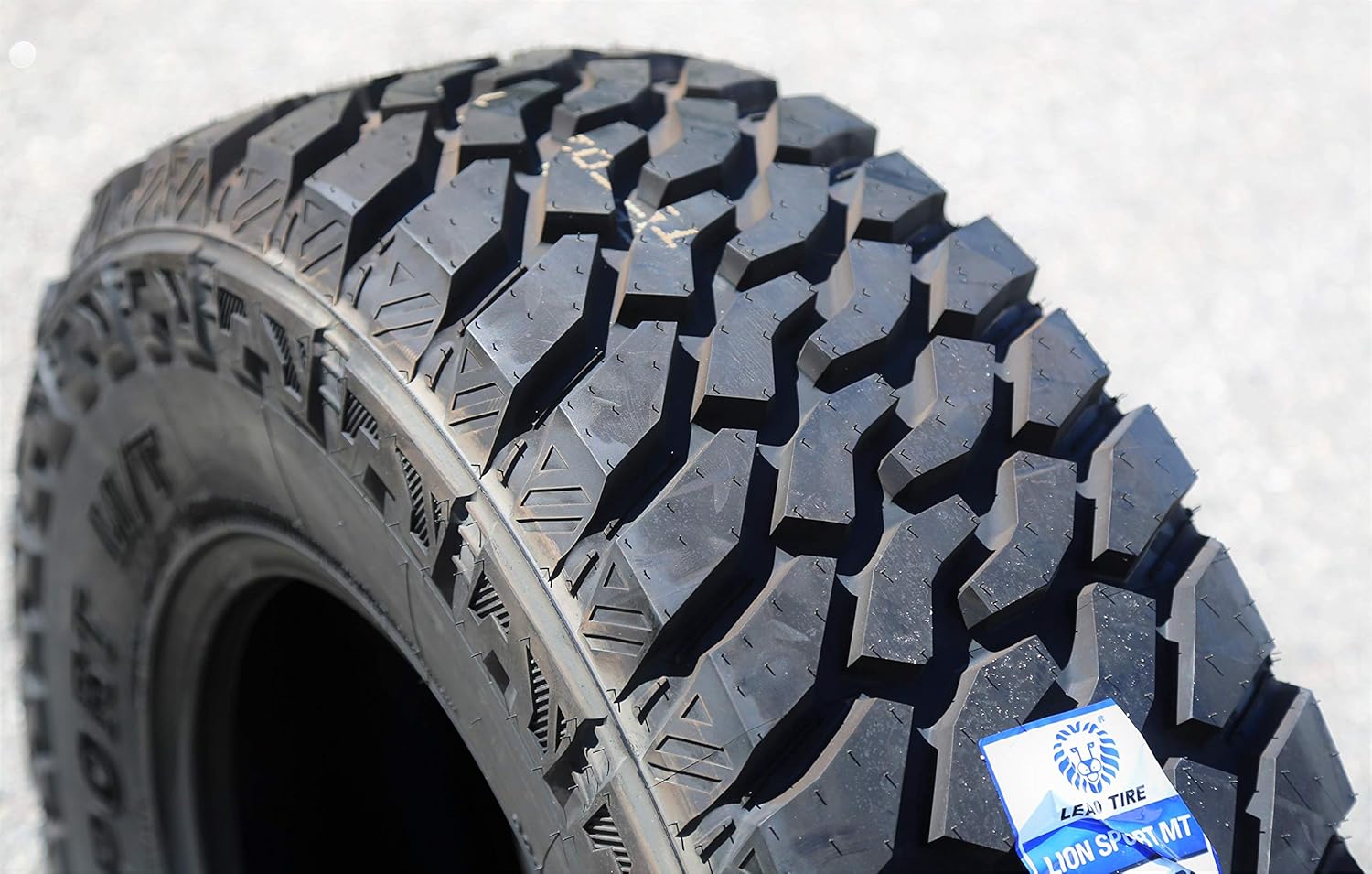 Leao Lion Sport MT Mud Off-Road Light Truck Radial Tire-35X12.50R17 35X12.50X17 35X12.50-17 121Q Load Range E LRE 10-Ply OWL Outlined White Letters