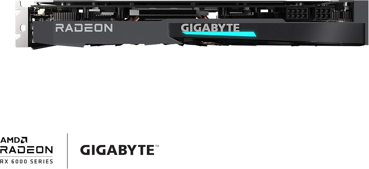 Radeon RX 6700 XT Eagle 12G Graphics Card, WINDFORCE 3X Cooling System, 12GB 192-bit GDDR6, GV-R67XTEAGLE-12GD Video Card