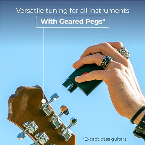 ROADIE 3 | Smart Automatic Guitar Tuner, Metronome & String Winder | For Electric Guitars, Acoustic Guitars, 12-String Guitars, Ukulele, Banjo