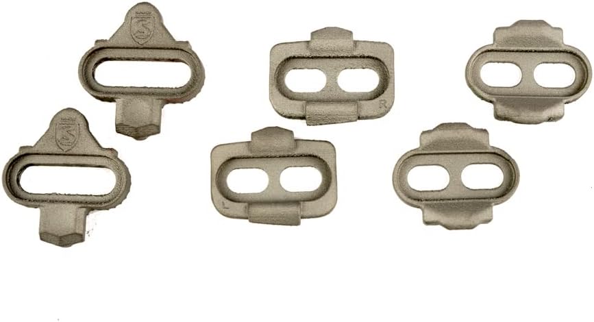 SILCA 3D Printed Titanium Cleat kit | Crank Brothers MTN Pedals | Titanium Hardware Included Pack of 2