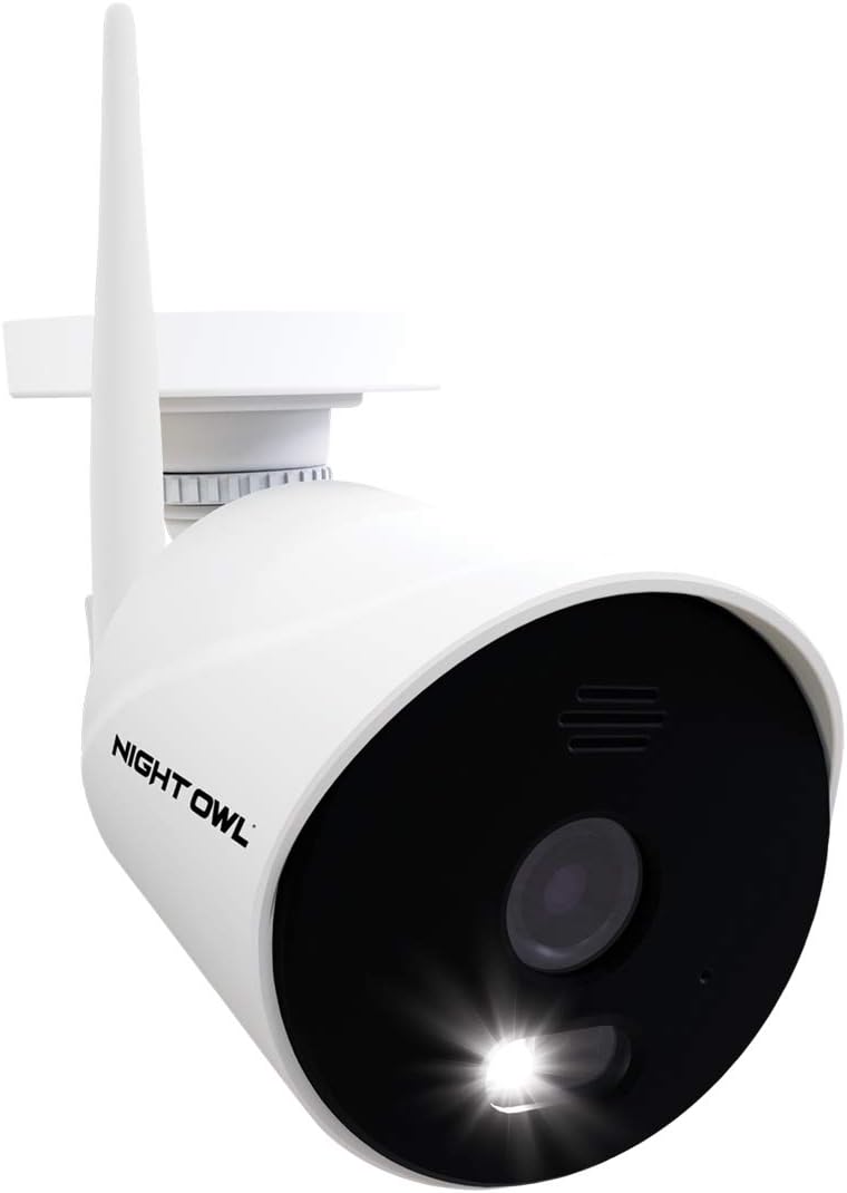 Night Owl AC Powered 1080p HD Wi-Fi IP Indoor/Outdoor Camera with 100 ft. of Night Vision, 2-Way Audio, Built-in Spotlight