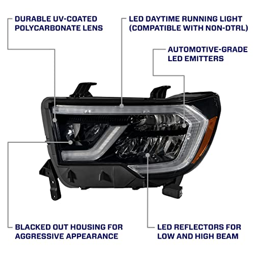 Sequential LED Headlights compatible with Toyota Tundra 2007-2013 (pair)