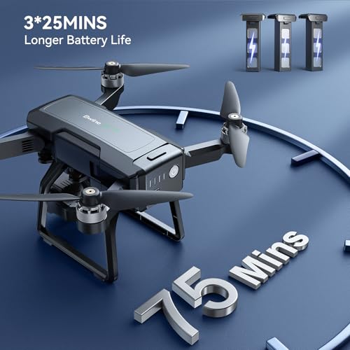 Bwine F7GIM Pro Drone with 6K UHD Camera and 3-Axis Brushless Gimbal, GPS Smart Control for Adults and Beginner, Plus 70Mins Flight Time