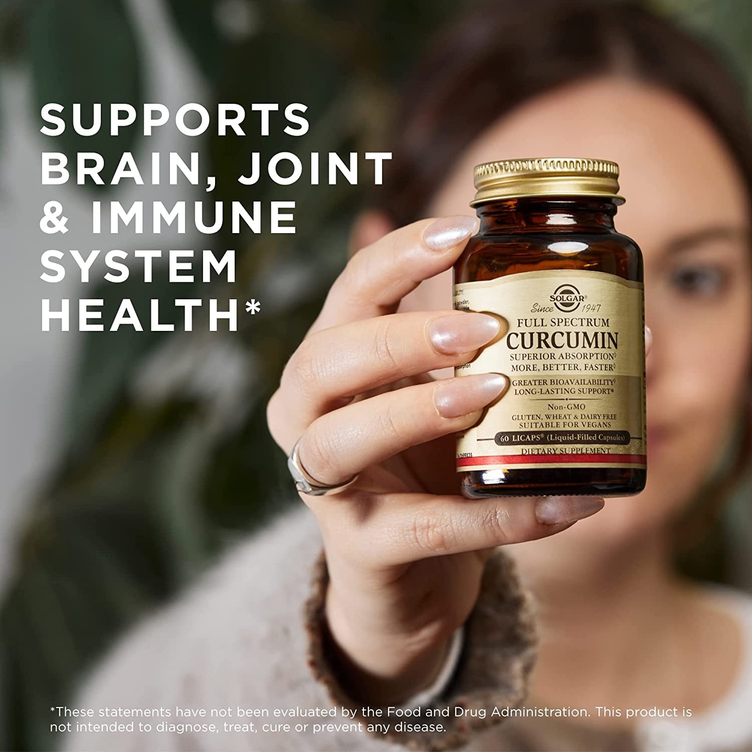 Solgar Full Spectrum Curcumin Liquid Extract, 60 Softgels - 3 Pack - Faster Absorption - Brain, Joint & Immune Health - Long Lasting Support
