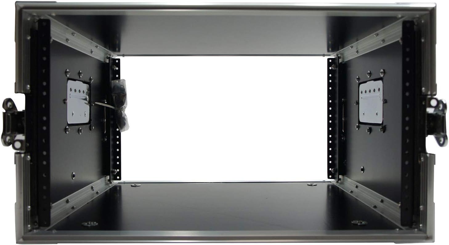 Harmony Cases HC6UAD DJ Flight Amp 6U Rack Space Road Travel Amplifier Case