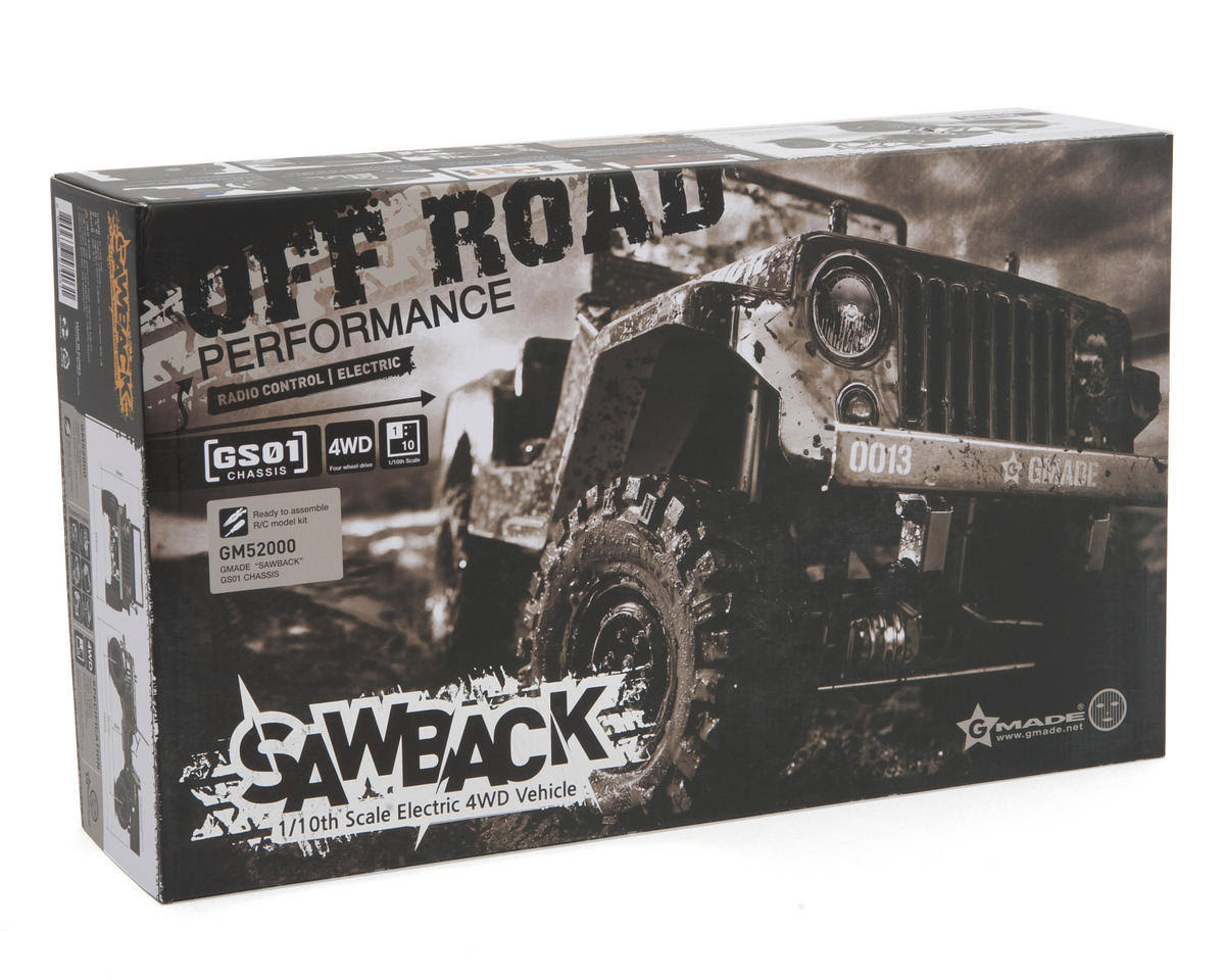 Gmade Gm52000 Sawback 4WD 1/10 Scale Rock Crawler Kit