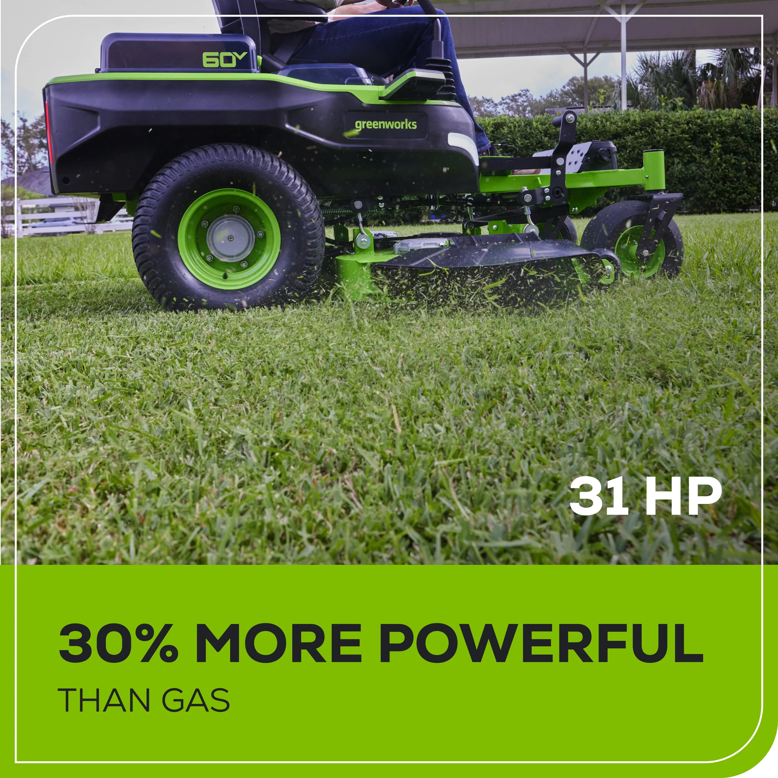 Greenworks 60V 54 MaximusZ Zero Turn Riding Mower with (2) 20.0 Ah, (2) 8.0 Ah & (2) 4.0 Ah Batteries and 1.5kW Charger 7422302