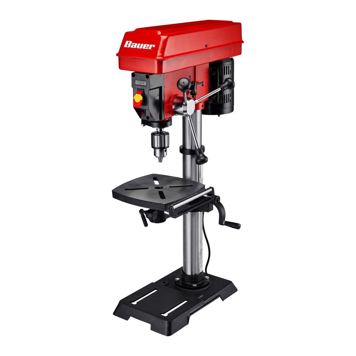 BAUER 12 in. Variable-Speed Drill Press with Laser Alignment
