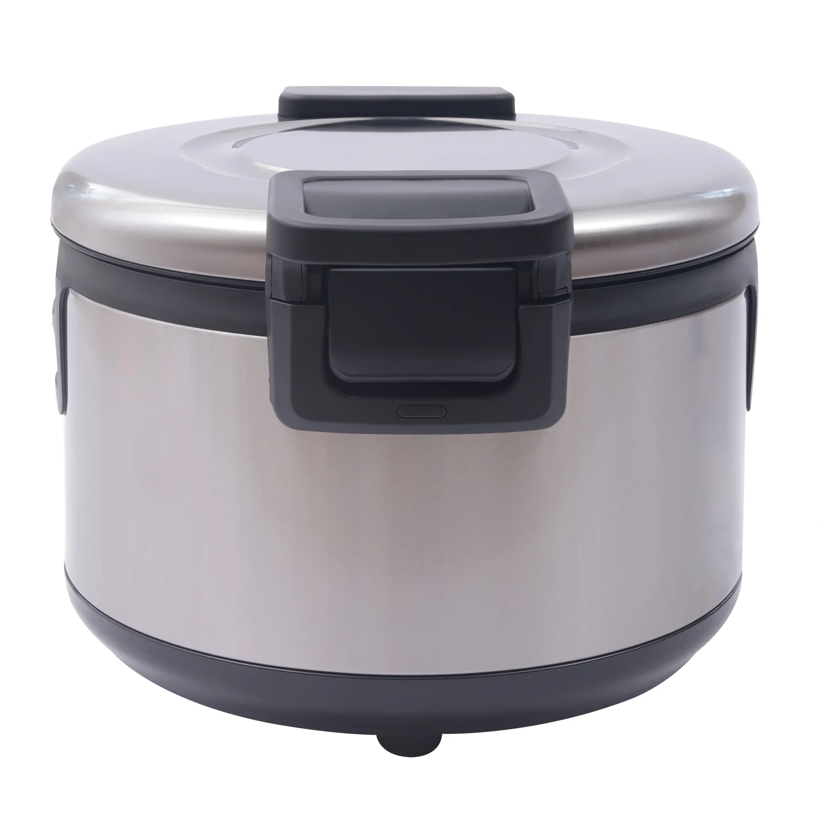 Miumaeov Rice Warmer Commercial with Dual Temperature Control Design, Non-stick Inner Pot, Efficient Insulation Electric Rice Warmer, Stainless Steel