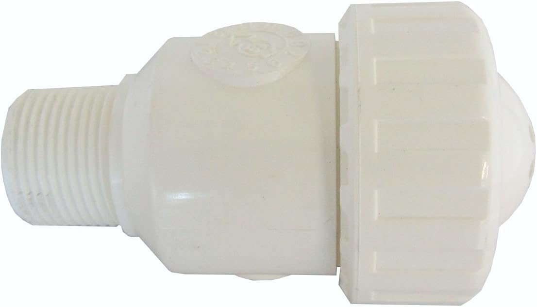 HELIOCOL 3/4" New Vacuum Relief Valve Pool Solar Panels - New White Pack of 2