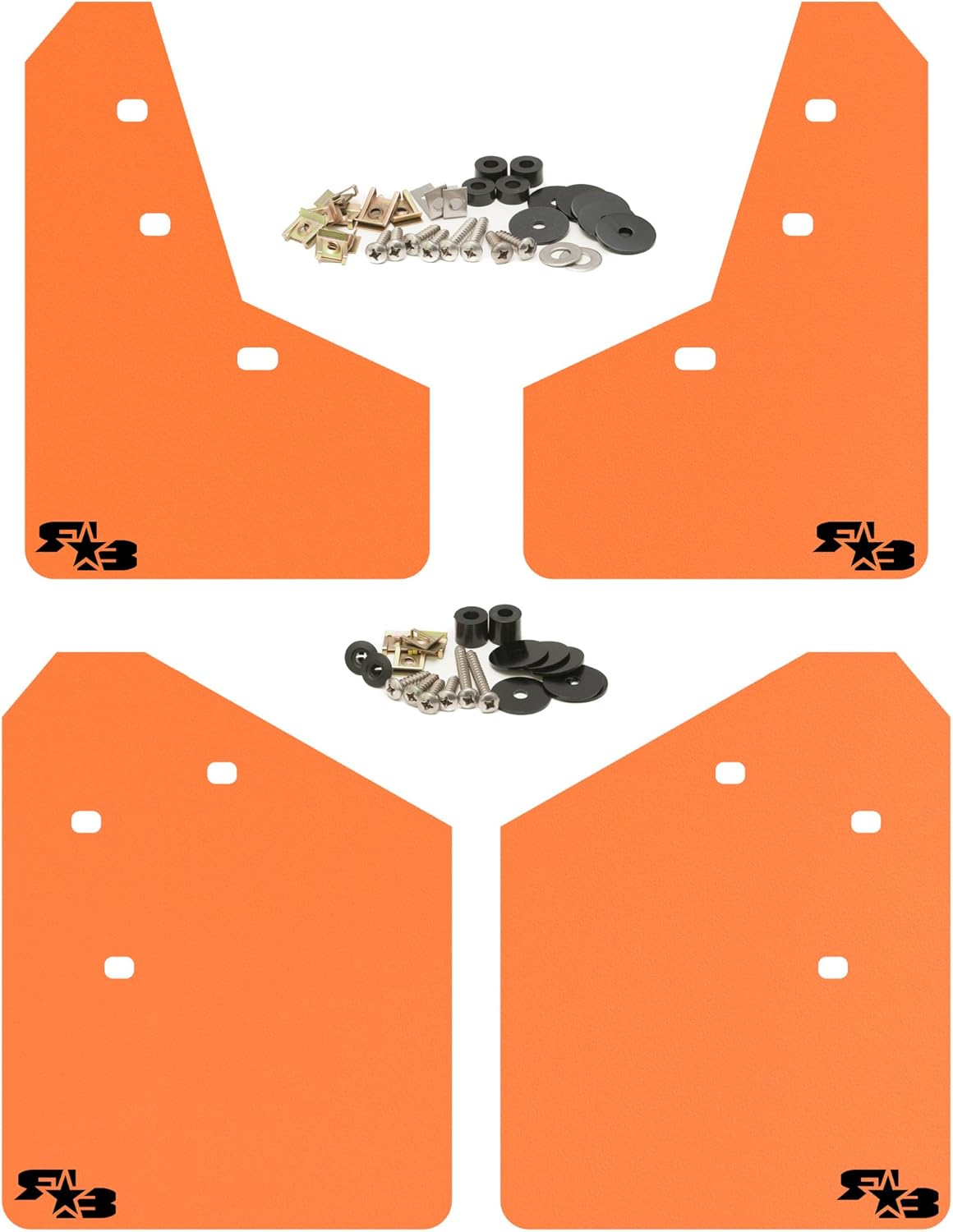 RokBlokz Mud Flaps for 2013-2017 Subaru XV Crosstrek - Multiple Colors Available - Mud Guards are Custom Cut and Fit