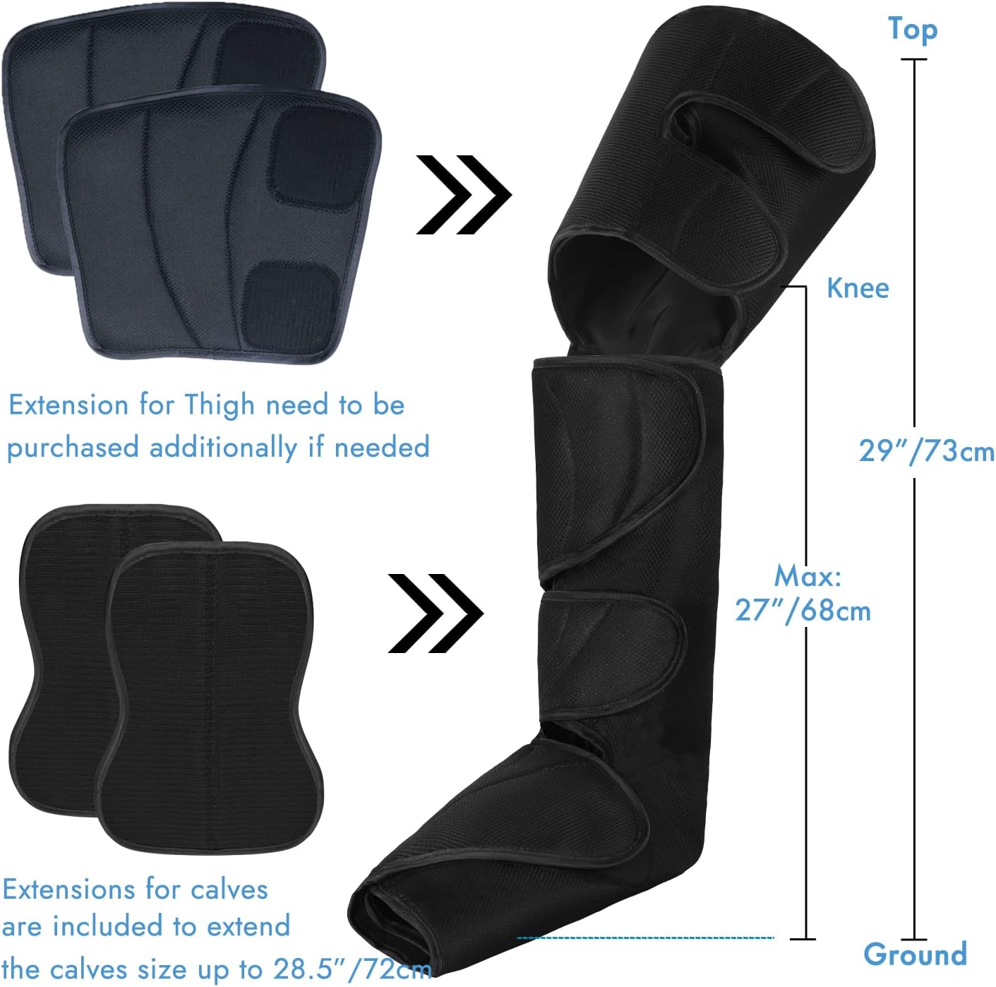 CINCOM Leg Massager for Circulation and Pain Relief