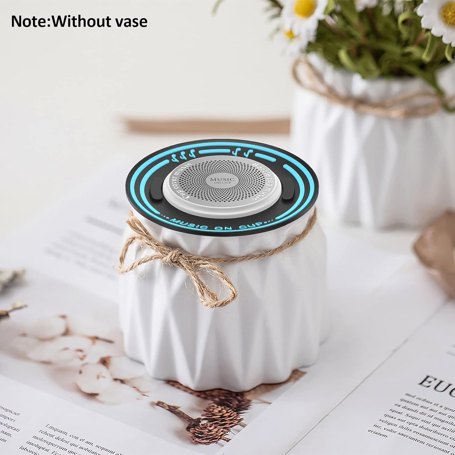 Bluetooth Speaker ，Music on Cup,Mug Speaker,Cup Cover Music,Bottle Cap Music