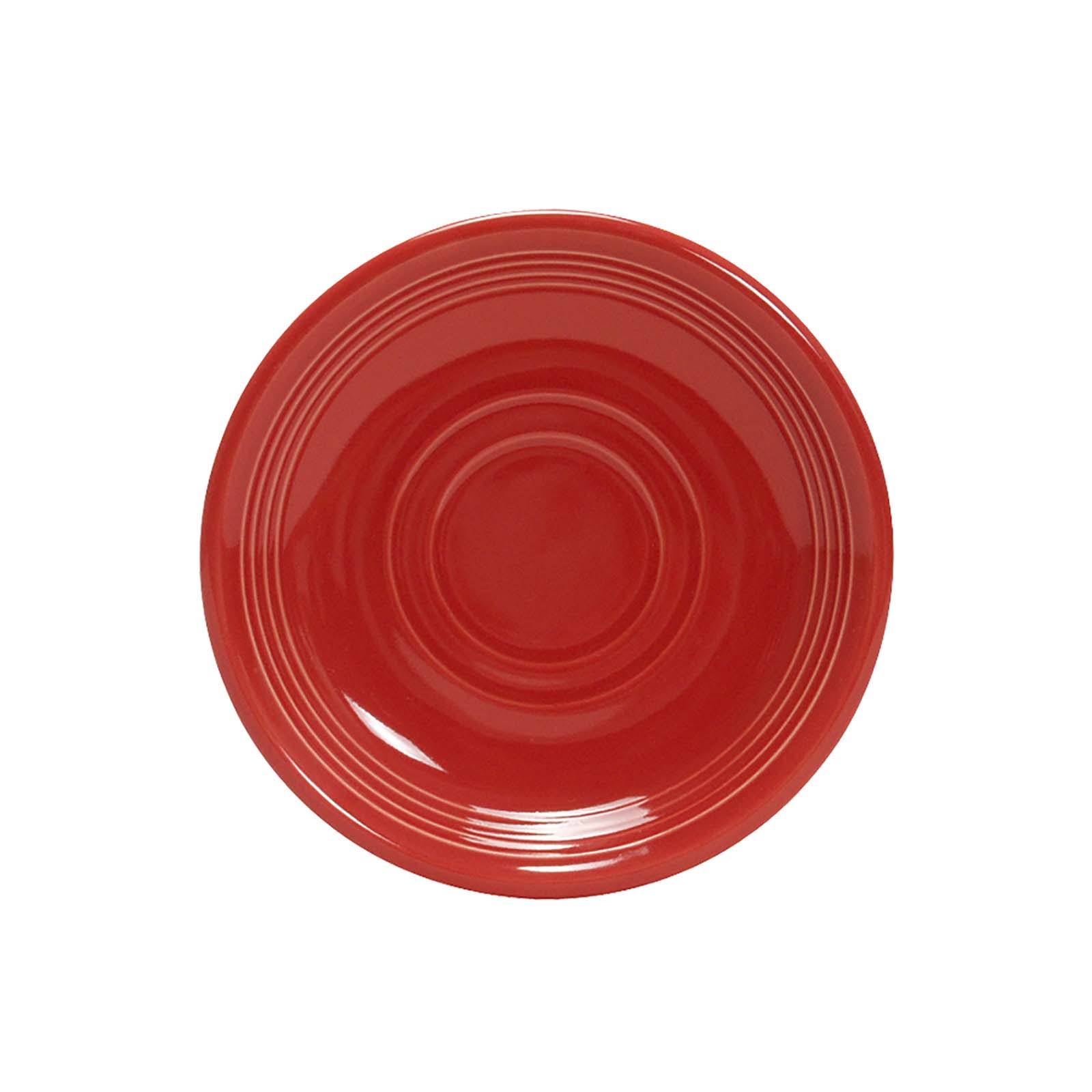 Tuxton China CQE-060 6 in. Concentrix Cayenne Saucer - 2 Dozen