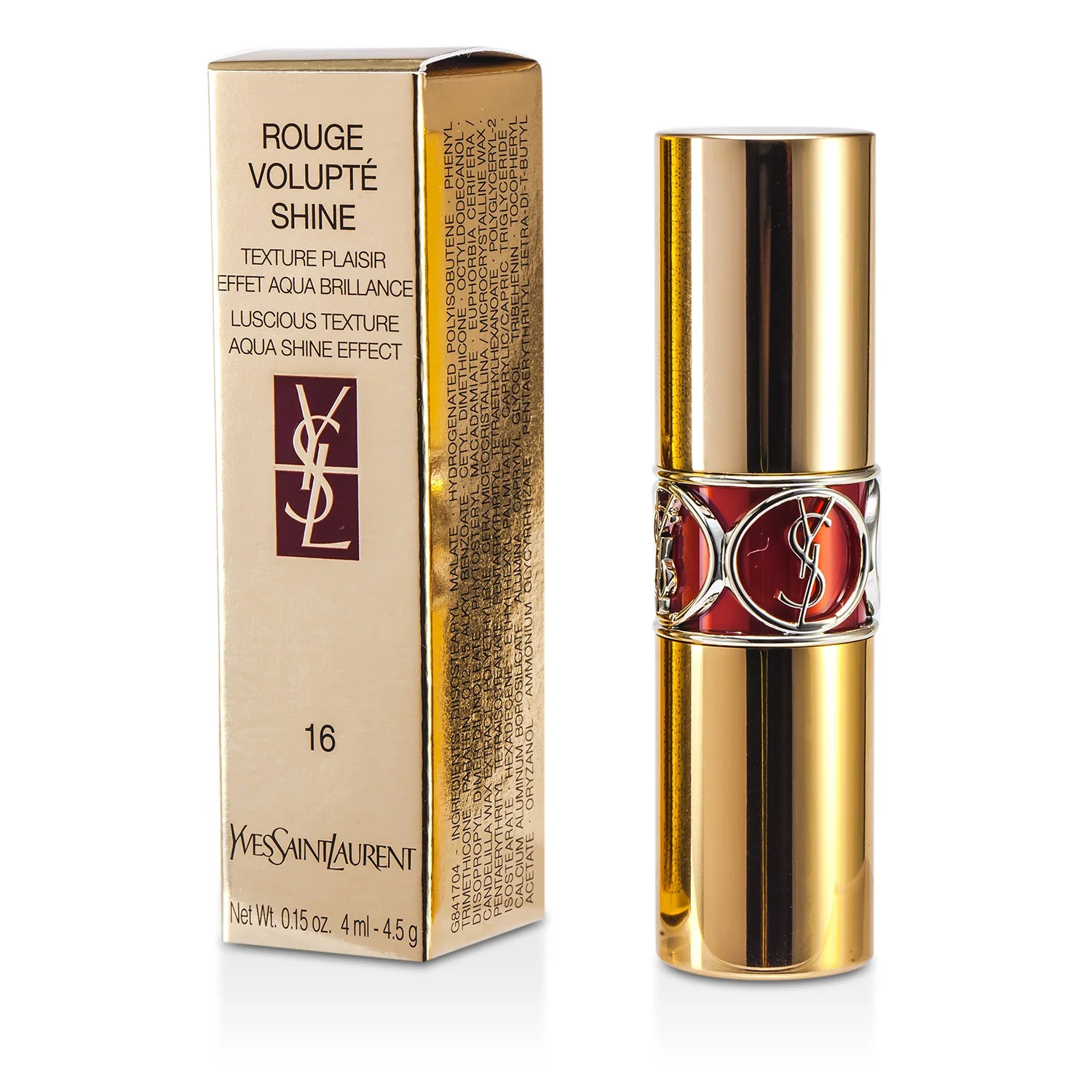 Yves Saint Laurent Rouge Volupte Shine - # 129 Carmine Retro 3.2g/0.11oz