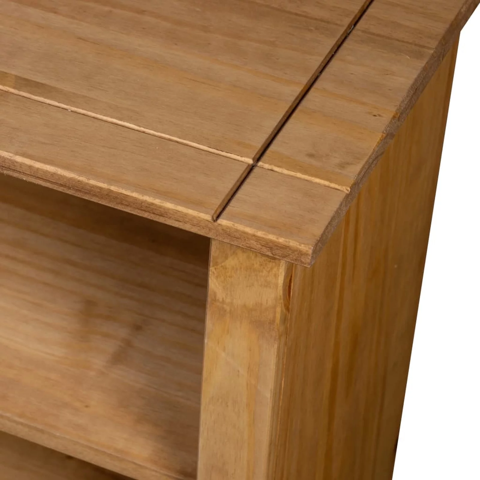 Htovila Bookcase 31.5"x13.8"x43.3" Solid Pine Wood Panama