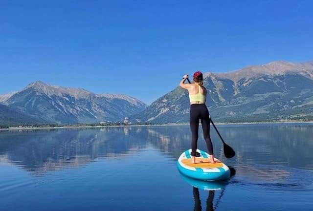 Roc Inflatable Stand Up Paddle Boards with Premium SUP Paddle Board Accessories, Wide Stable Design, Non-Slip Comfort Deck for Youth & Adults