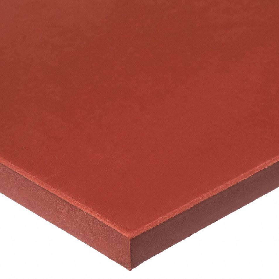 FDA Silicone Rubber Sheet with High Temp Adhesive - 40A - 3/16x22 Thick x 36x22 Wide x 12x22 Long