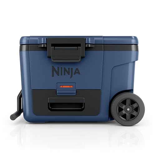 Ninja FrostVault 45qt Wheeled Cooler with Dry Zone, Integrated Fridge-Temp Dry Storage Drawer, Premium Heavy-Duty Insulated Cooler